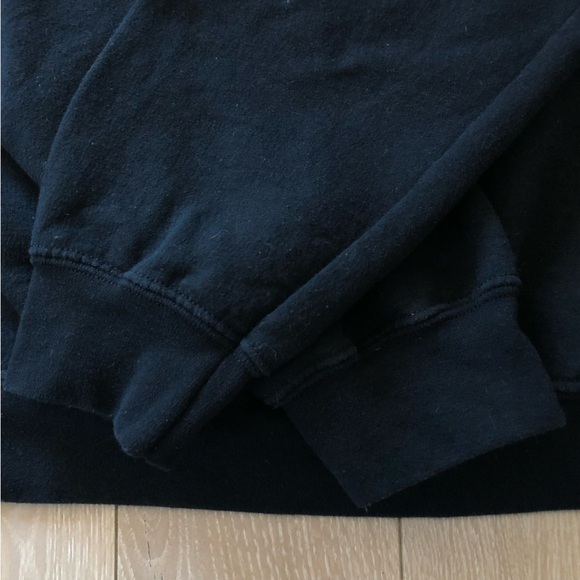 Obey The Last Night Girl Sweater Crew Neck Sweatshirt in Black Made in USA - Picture 9 of 11